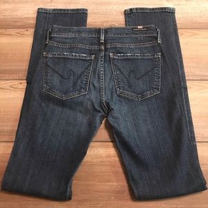 Citizens of Humanity Elson Midrise Straight Leg Jeans 25
